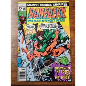 Marvel Comics Daredevil #153 (1978) Key Issue 1st App Ben Urich Newsstand G/VG